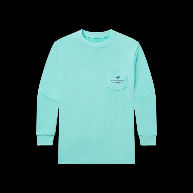 Youth FieldTec™ Heathered Performance Tee - Flags - Long Sleeve