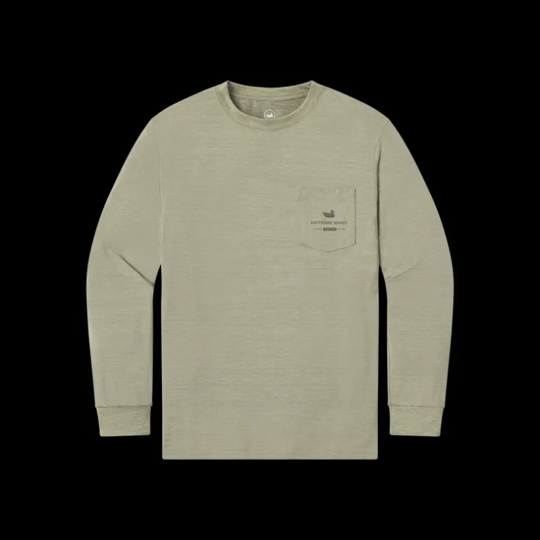 Youth FieldTec™ Heathered Performance Tee - Bear - Long Sleeve