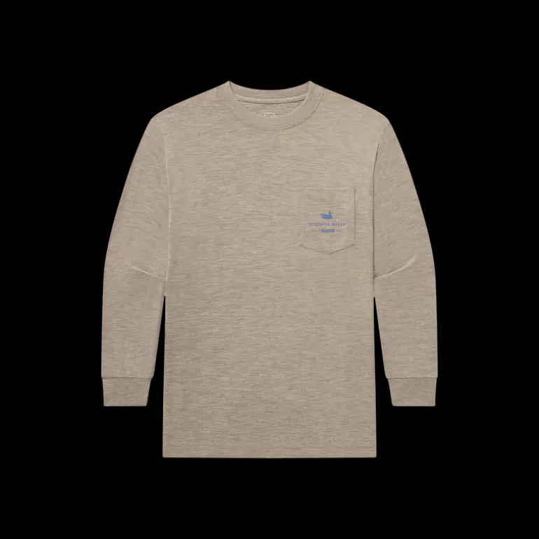 Youth FieldTec™ Heathered - Deep Sea - Long Sleeve