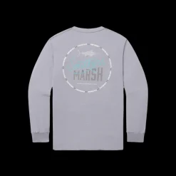 Youth FieldTec™ Heathered Performance Tee - Marlin Time - Long Sleeve