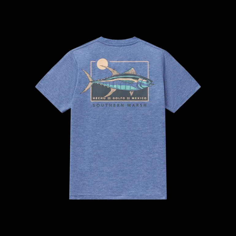 Youth FieldTec™ Pro Heathered Tee - Atun De Sol