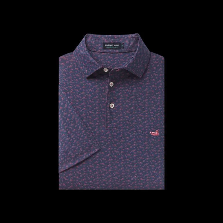 Youth Flyline Performance Polo - Offshore