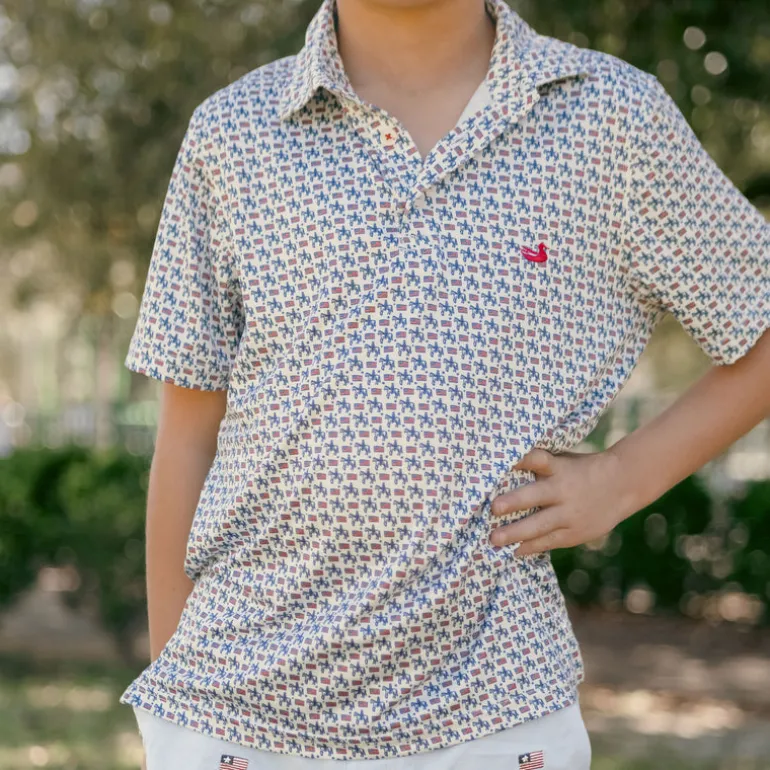Youth Flyline Performance Polo - The American West
