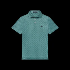 Youth Flyline Performance Polo - Marsh Morning