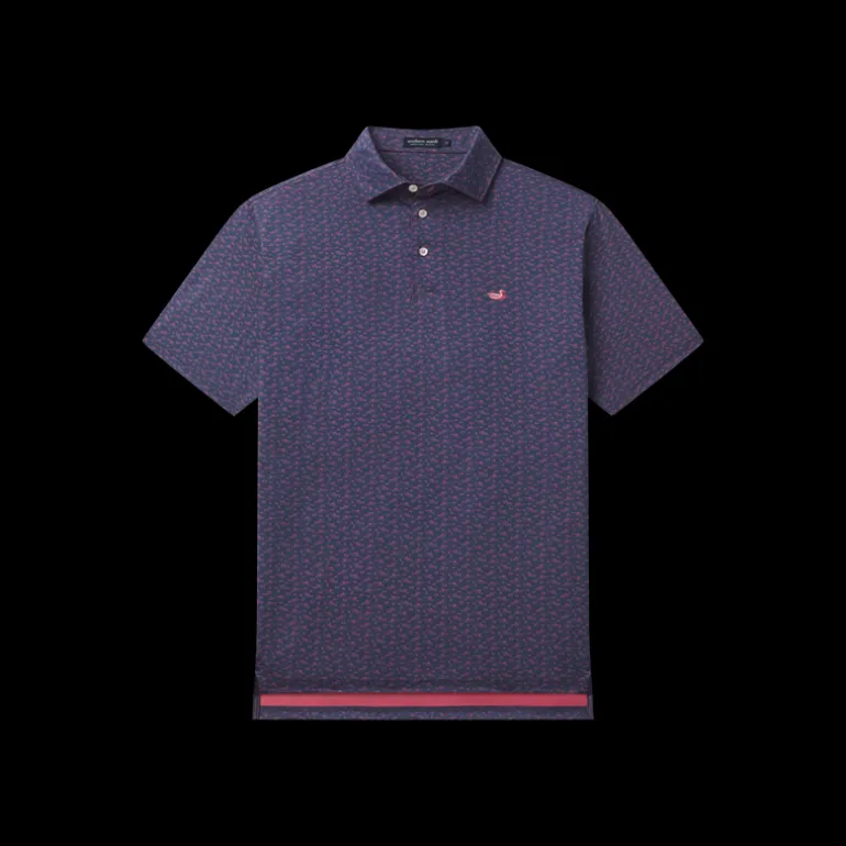 Youth Flyline Performance Polo - Offshore