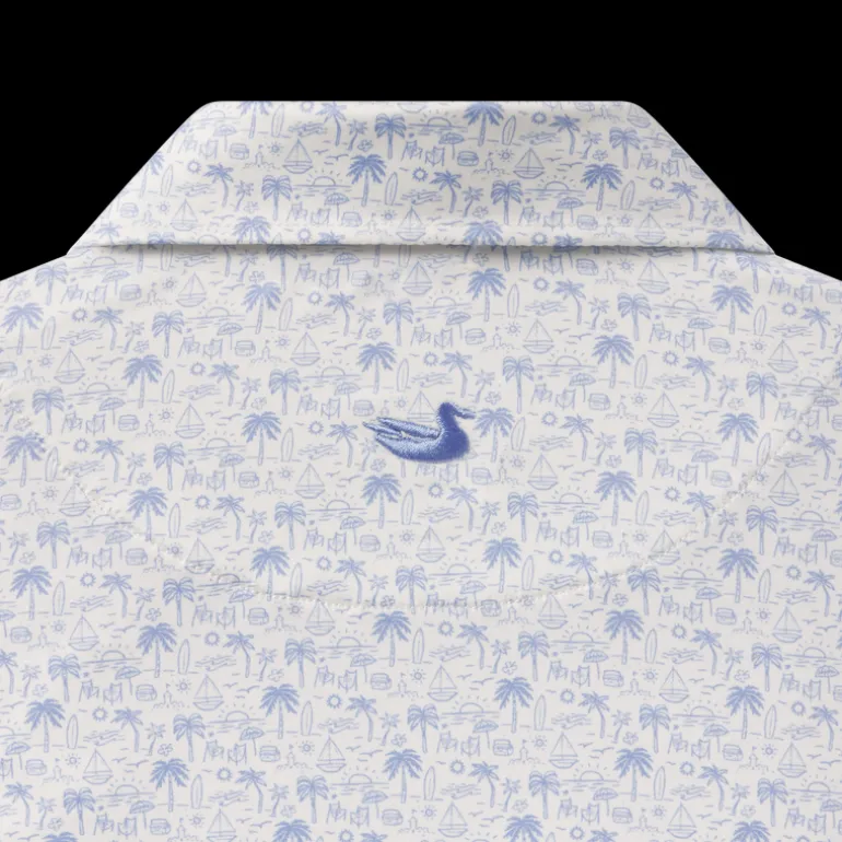 Youth Flyline Performance Polo - Summertime Blues