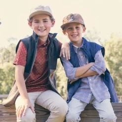 Youth Flyline Performance Polo - Marsh Morning