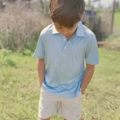 Youth Flyline Performance Polo - Oysters & Lemons