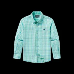 Youth Grainger Performance Plaid Dress Shirt