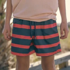Youth Harbor Swim Trunk - Stripe Fade