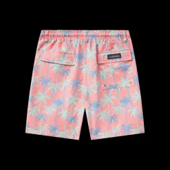 Youth Harbor Swim Trunk - Neon Palms