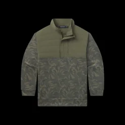 Youth Harris Stretch Pullover - Duck Camo