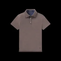 Youth Lisbon Heather Performance Polo