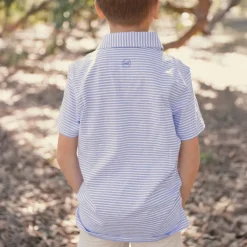 Youth Nantucket Relaxed Polo - Stripe