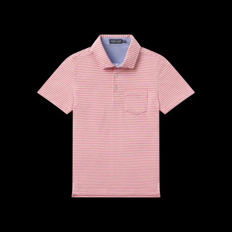 Youth Nantucket Relaxed Polo - Stripe