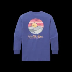 Youth Paper Mountains Tee - Long Sleeve