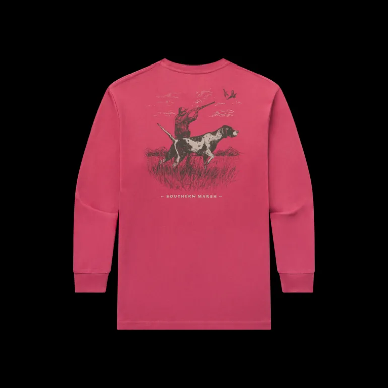 Youth Pointer Uplander Tee - Long Sleeve
