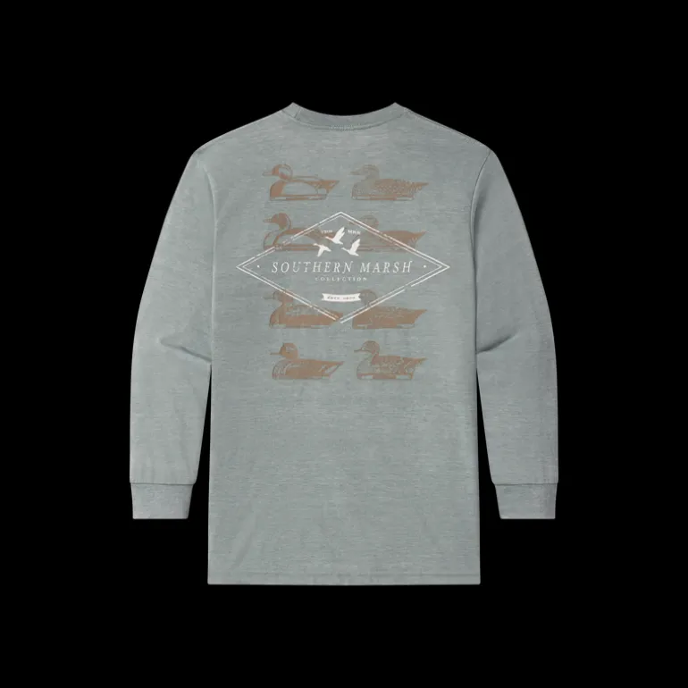 Youth SEAWASH™ Tee - Decoy Stamp - Long Sleeve