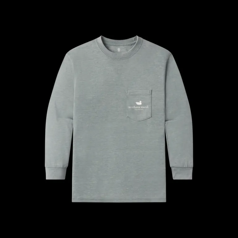 Youth SEAWASH™ Tee - Decoy Stamp - Long Sleeve