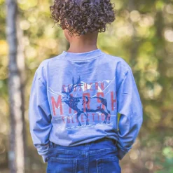 Youth SEAWASH™ Tee - Etched Elk - Long Sleeve