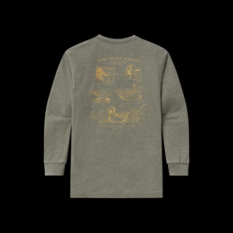 Youth SEAWASH™ Tee - Mallard in the Making - Long Sleeve