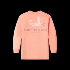 Youth SEAWASH™ Tee - Stamped Duck - Long Sleeve