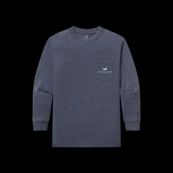 Youth SEAWASH™ Tee - Woodcut Canoe - Long Sleeve
