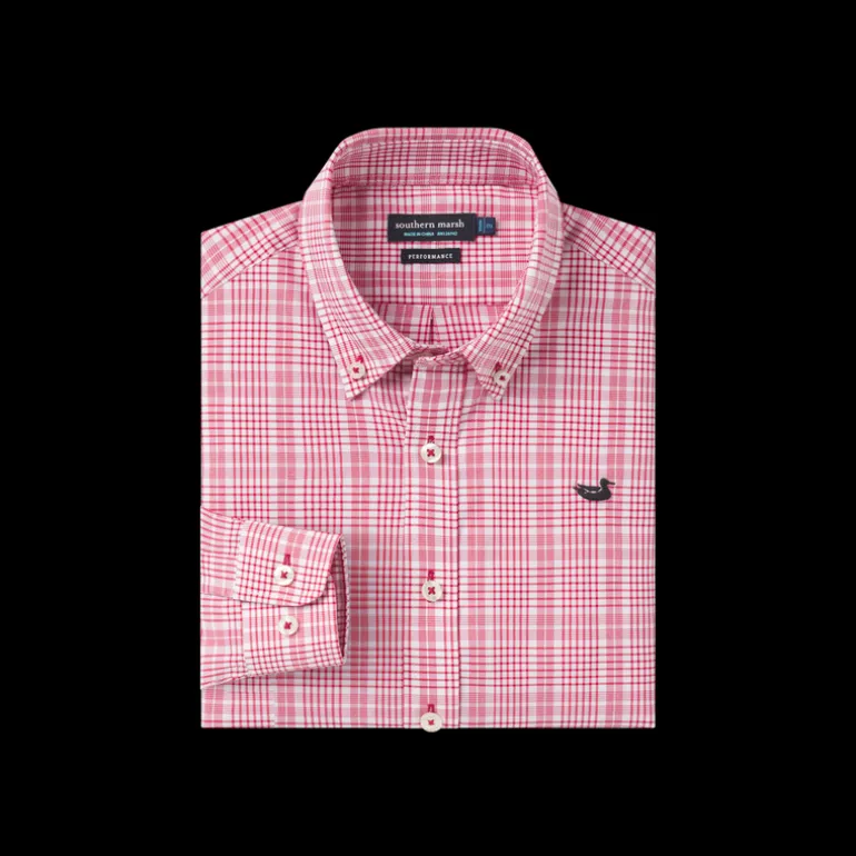 Youth Shenandoah Performance Check Dress Shirt