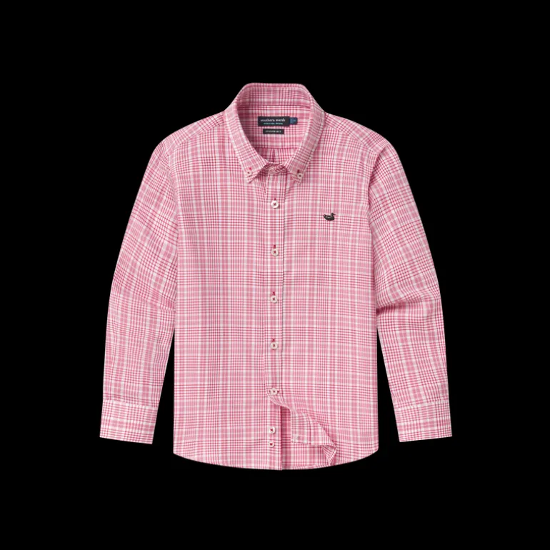 Youth Shenandoah Performance Check Dress Shirt