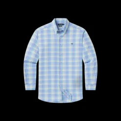 Youth Shores Windowpane Performance Dress Shirt