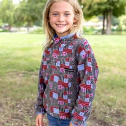 Youth Star-Spangled Fleece Pullover