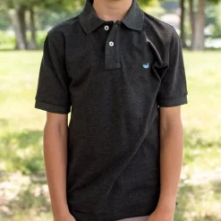 Youth Stonewall Heather Polo