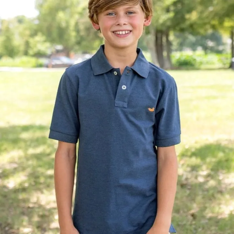 Youth Stonewall Heather Polo