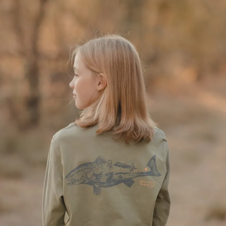 Youth Sunset Spots Tee - Long Sleeve