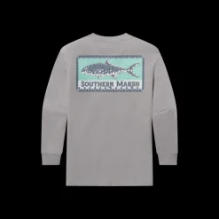 Youth Tile Fish Tee - Long Sleeve