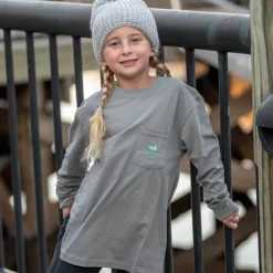 Youth Tile Fish Tee - Long Sleeve