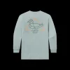 Youth Warning Duck Tee - Long Sleeve
