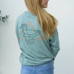 Youth Warning Duck Tee - Long Sleeve