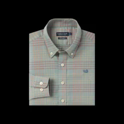 Youth Winfield Grid Performance Dress Shirt