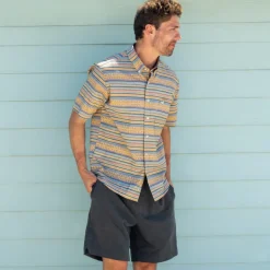 Yuma Performance Shirt - Pacific Stripe